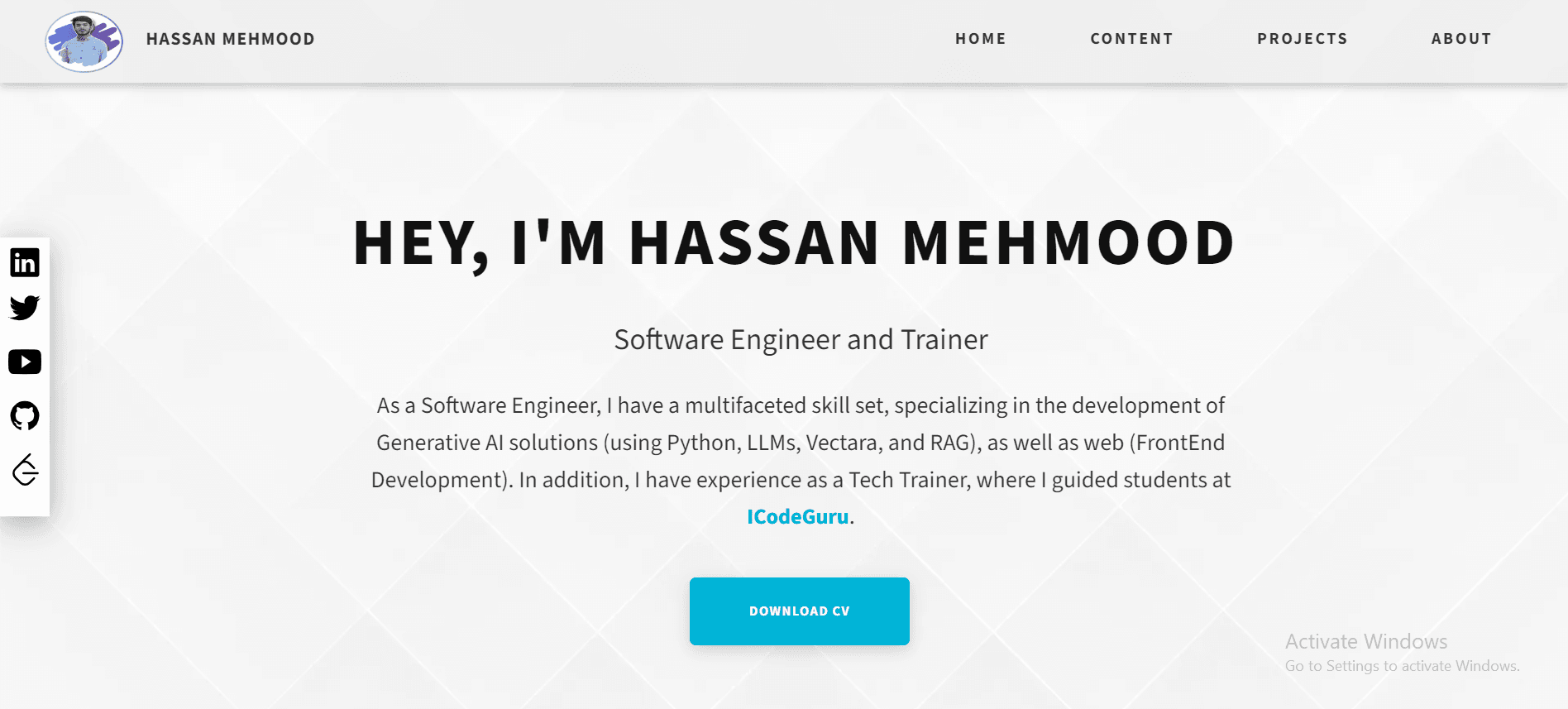 Personal Portfolio Website
