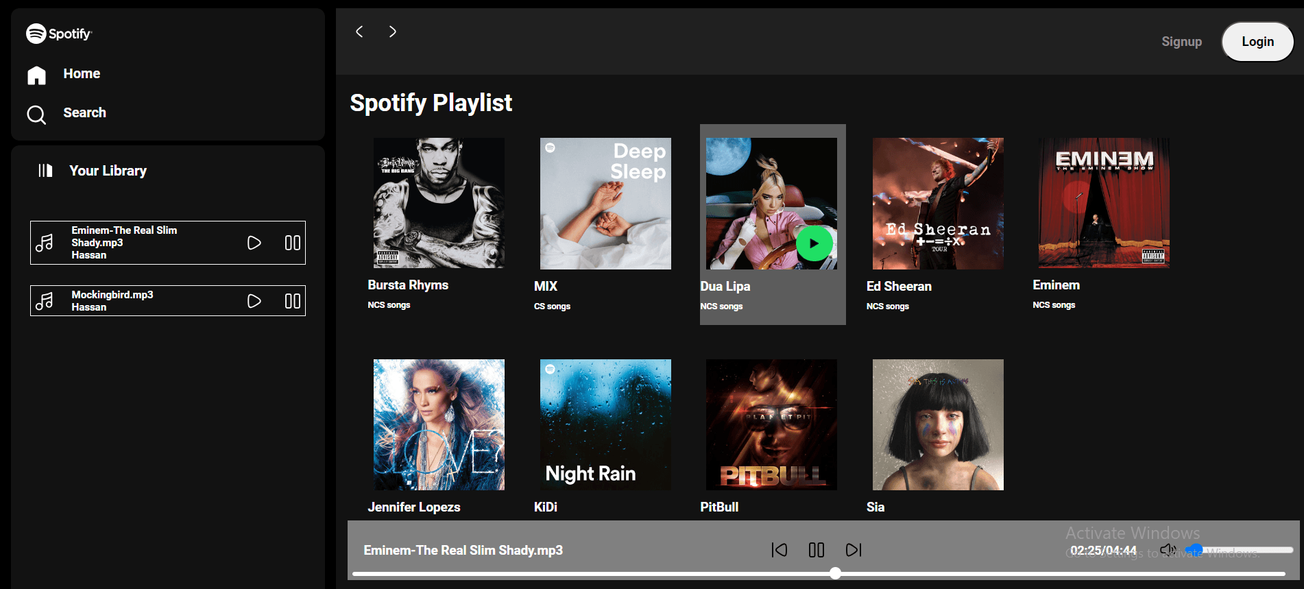 Spotify Clone